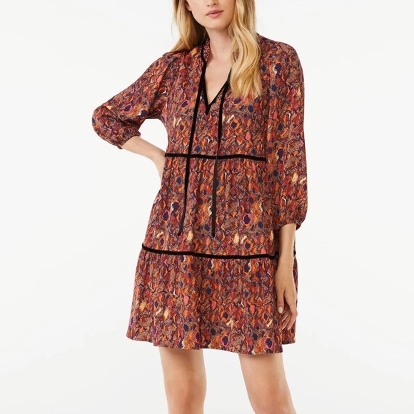 Scoop NYC Tiered Mini Dress - Picture 1 of 13